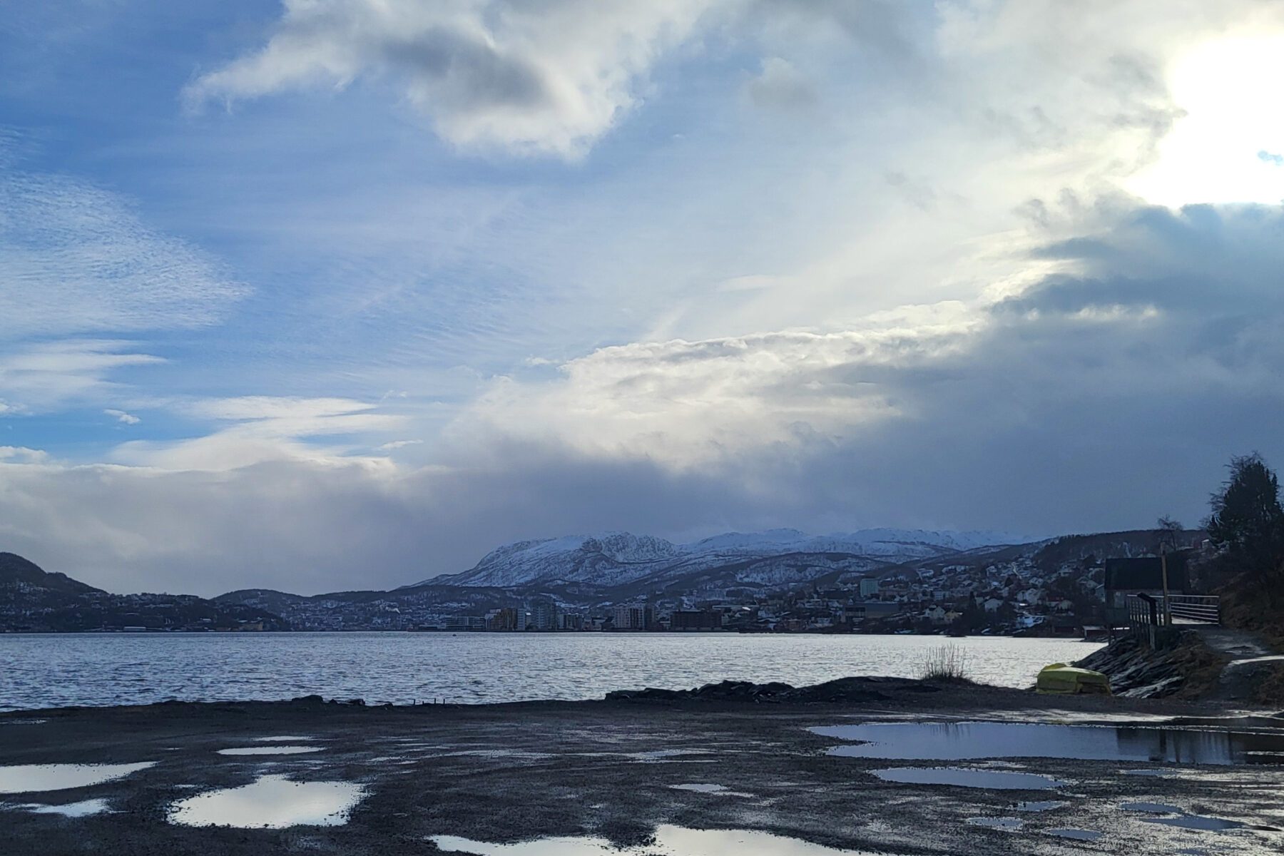 Blick von Trondenes nach Harstad. Bild: ASF